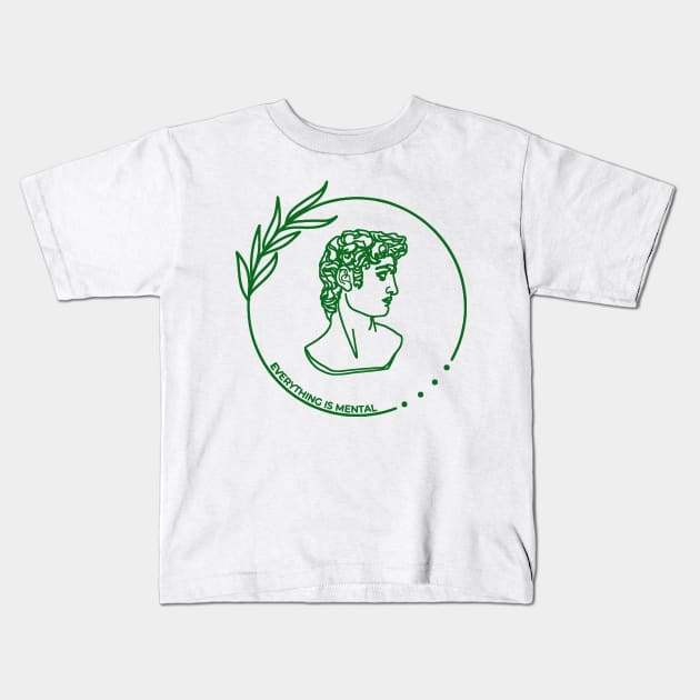 Greek sculpture (David) Kids T-Shirt by Avash